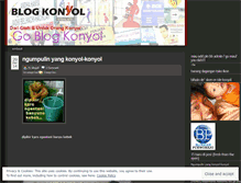 Tablet Screenshot of idekonyol.wordpress.com