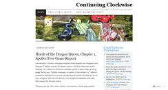 Desktop Screenshot of continuingclockwise.wordpress.com