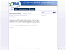 Tablet Screenshot of eastasiabusiness.wordpress.com