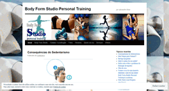 Desktop Screenshot of bodyformstudio.wordpress.com