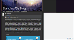 Desktop Screenshot of blandine75.wordpress.com