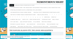 Desktop Screenshot of nemonymousnight.wordpress.com
