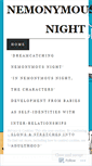 Mobile Screenshot of nemonymousnight.wordpress.com
