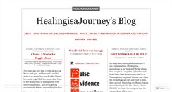 Desktop Screenshot of healingisajourney.wordpress.com