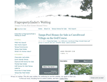 Tablet Screenshot of flapropertyfinder.wordpress.com