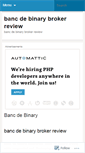 Mobile Screenshot of beta.bancdebinarybrokerreview.wordpress.com