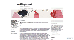 Desktop Screenshot of 41tapisvert.wordpress.com