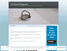 Tablet Screenshot of johnstarns.wordpress.com