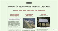 Desktop Screenshot of cuyabeno.wordpress.com