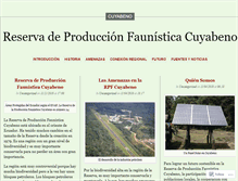 Tablet Screenshot of cuyabeno.wordpress.com