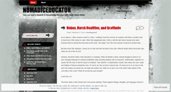 Desktop Screenshot of nomadiceducator.wordpress.com