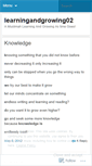 Mobile Screenshot of learningandgrowing02.wordpress.com