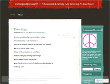 Tablet Screenshot of learningandgrowing02.wordpress.com