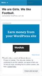 Mobile Screenshot of expatfootballgirls.wordpress.com