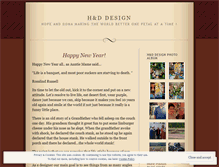 Tablet Screenshot of hddesign.wordpress.com