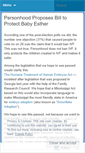 Mobile Screenshot of personhoodmsbioethics.wordpress.com