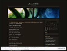 Tablet Screenshot of gliamoridifficili.wordpress.com