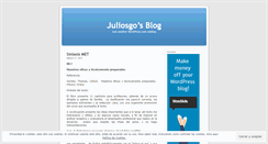 Desktop Screenshot of juliosgo.wordpress.com