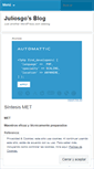 Mobile Screenshot of juliosgo.wordpress.com