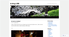 Desktop Screenshot of bbblogandroll.wordpress.com