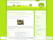 Tablet Screenshot of growingmyorganics.wordpress.com