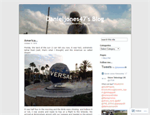 Tablet Screenshot of danieljones47.wordpress.com