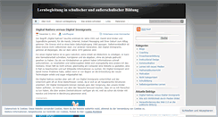 Desktop Screenshot of lernbegleitung.wordpress.com