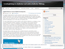 Tablet Screenshot of lernbegleitung.wordpress.com