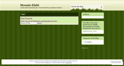 Desktop Screenshot of mooniselahi.wordpress.com