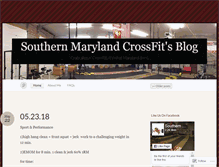 Tablet Screenshot of crabcakesncrossfit.wordpress.com