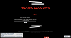 Desktop Screenshot of freakingudapps.wordpress.com