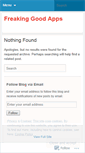 Mobile Screenshot of freakingudapps.wordpress.com