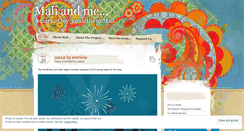Desktop Screenshot of maliandme.wordpress.com