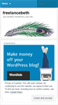 Mobile Screenshot of freelancebeth.wordpress.com