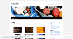 Desktop Screenshot of fontleaker.wordpress.com