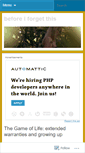 Mobile Screenshot of beforeiforgetthis.wordpress.com