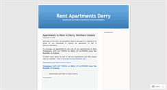 Desktop Screenshot of derryapartments.wordpress.com