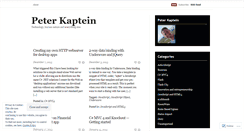 Desktop Screenshot of peterkaptein.wordpress.com