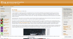 Desktop Screenshot of ponoespatanto.wordpress.com