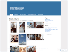 Tablet Screenshot of orientexplorer.wordpress.com
