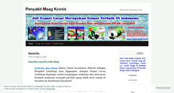 Desktop Screenshot of penyakitmaagkronis.wordpress.com