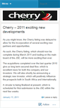 Mobile Screenshot of cherryplanet.wordpress.com