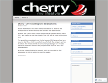 Tablet Screenshot of cherryplanet.wordpress.com