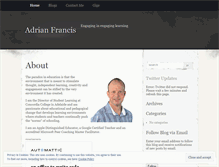 Tablet Screenshot of adrianfrancis1.wordpress.com
