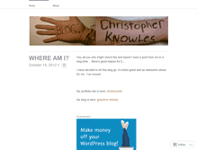 Tablet Screenshot of chrisonscooter.wordpress.com