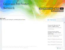 Tablet Screenshot of petsneedingfosters.wordpress.com