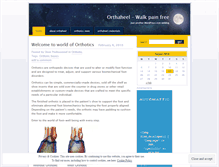 Tablet Screenshot of orthaheelindia.wordpress.com