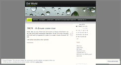 Desktop Screenshot of dotworld.wordpress.com