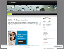 Tablet Screenshot of dotworld.wordpress.com