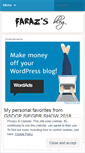 Mobile Screenshot of farazharoon.wordpress.com